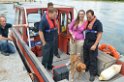 26.6.2014 Ursula rettet Hund aus dem Rhein bei Koeln Rodenkirchen